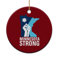 Minnesota Strong Ceramic Ornament Minneapolis Resist ICE Immigration Human Rights Protest