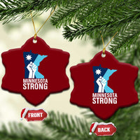Minnesota Strong Ceramic Ornament Minneapolis Resist ICE Immigration Human Rights Protest