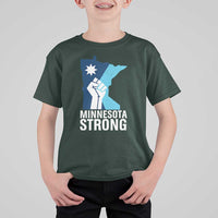 Minnesota Strong T Shirt For Kid Minneapolis Resist ICE Immigration Human Rights Protest