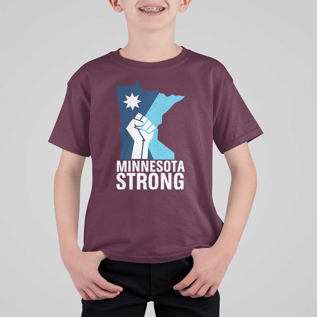 Minnesota Strong T Shirt For Kid Minneapolis Resist ICE Immigration Human Rights Protest