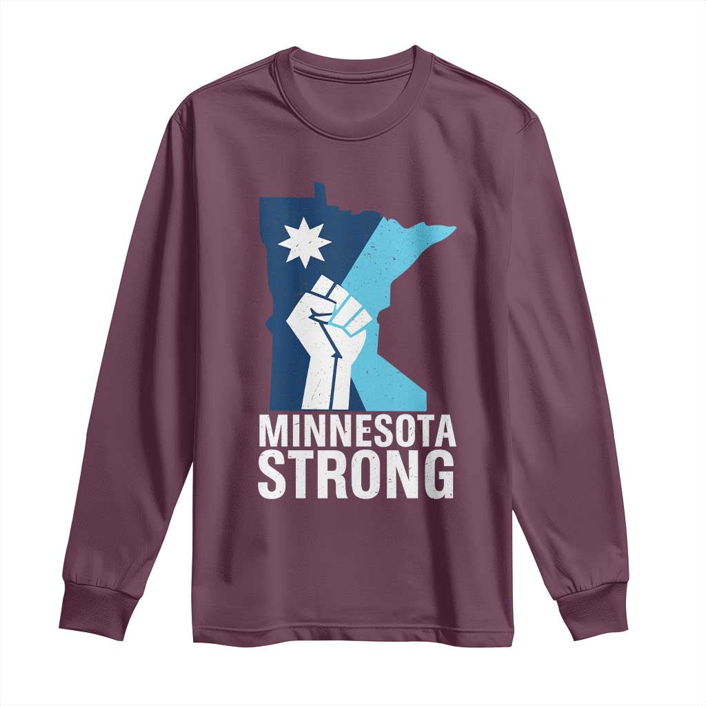 Minnesota Strong Long Sleeve Shirt Minneapolis Resist ICE Immigration Human Rights Protest