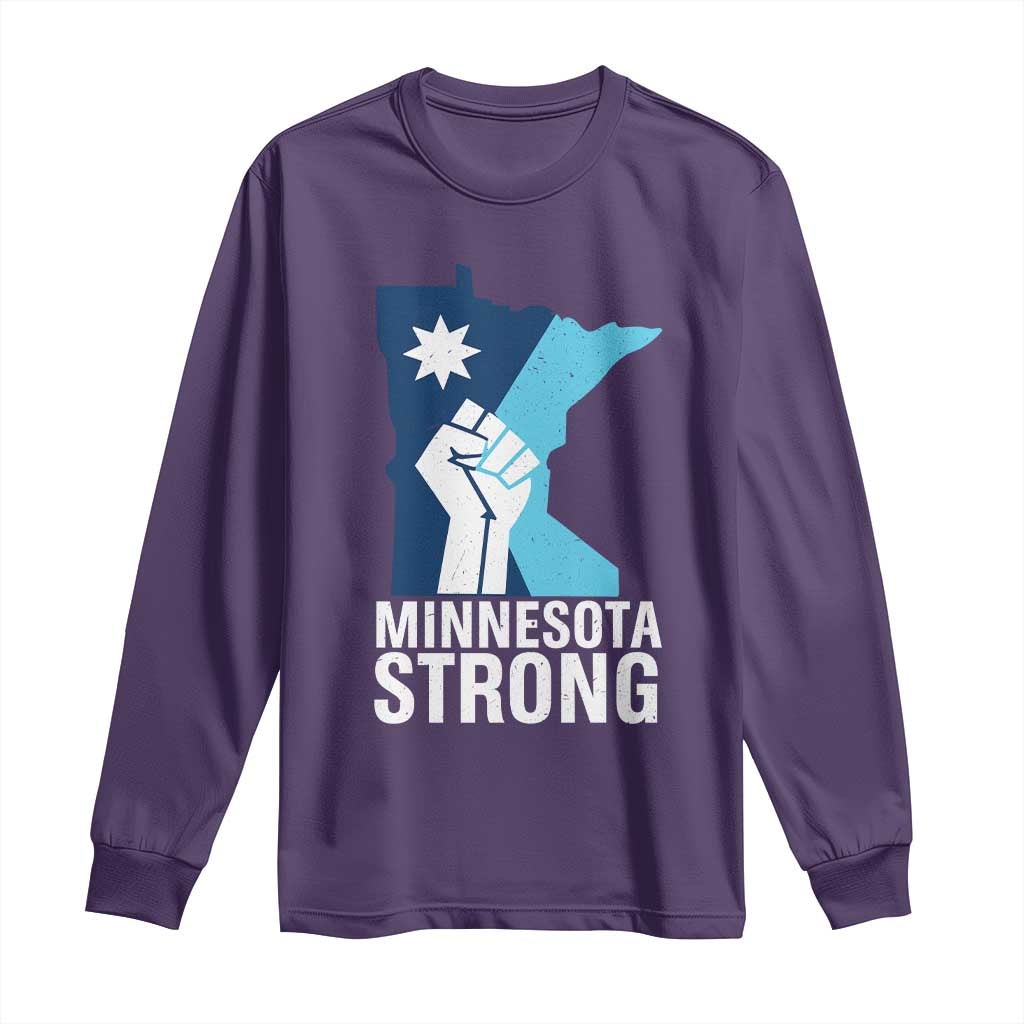 Minnesota Strong Long Sleeve Shirt Minneapolis Resist ICE Immigration Human Rights Protest