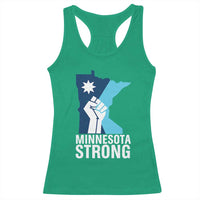 Minnesota Strong Racerback Tank Top Minneapolis Resist ICE Immigration Human Rights Protest