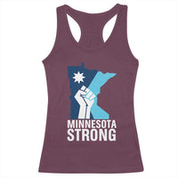 Minnesota Strong Racerback Tank Top Minneapolis Resist ICE Immigration Human Rights Protest