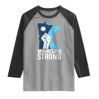 Minnesota Strong Raglan Shirt Minneapolis Resist ICE Immigration Human Rights Protest