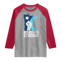 Minnesota Strong Raglan Shirt Minneapolis Resist ICE Immigration Human Rights Protest