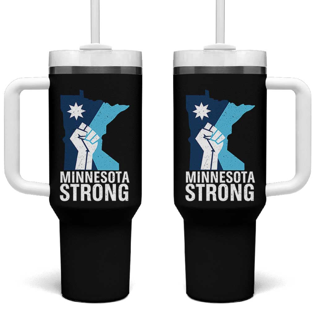 Minnesota Strong Tumbler With Handle Minneapolis Resist ICE Immigration Human Rights Protest