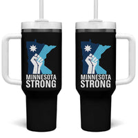 Minnesota Strong Tumbler With Handle Minneapolis Resist ICE Immigration Human Rights Protest