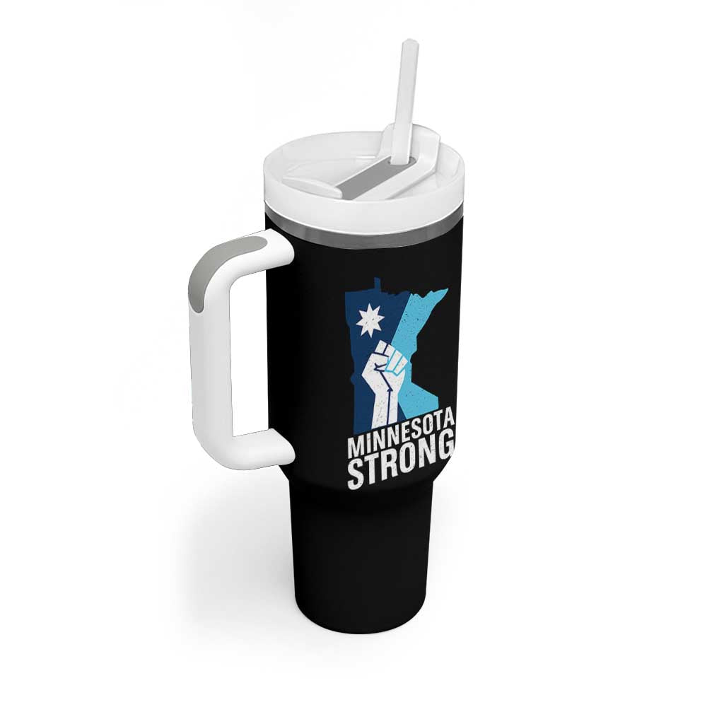 Minnesota Strong Tumbler With Handle Minneapolis Resist ICE Immigration Human Rights Protest