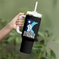 Minnesota Strong Tumbler With Handle Minneapolis Resist ICE Immigration Human Rights Protest