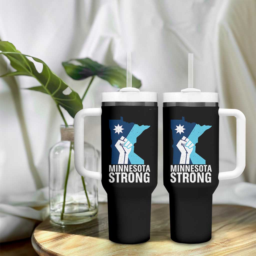 Minnesota Strong Tumbler With Handle Minneapolis Resist ICE Immigration Human Rights Protest