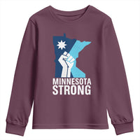 Minnesota Strong Youth Sweatshirt Minneapolis Resist ICE Immigration Human Rights Protest