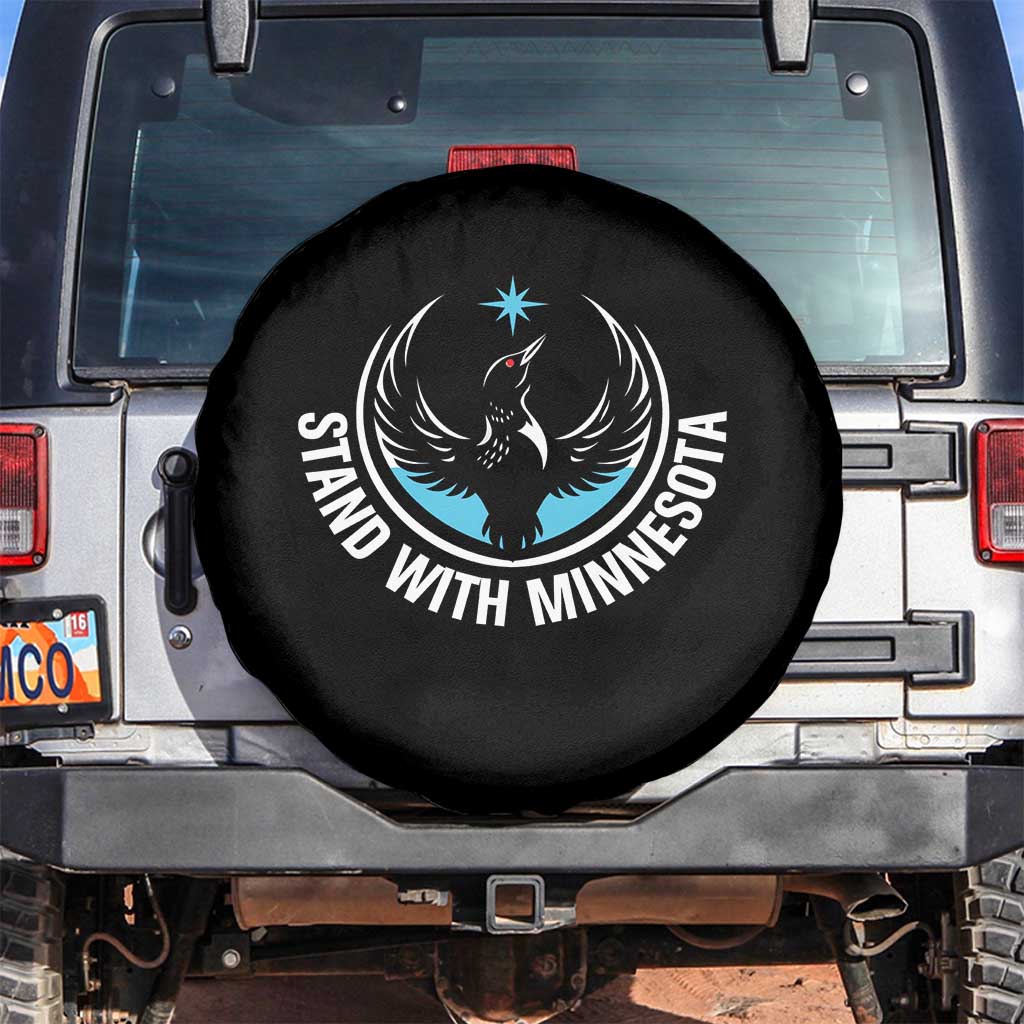 Minnesota Strong Spare Tire Cover Stand With Minnesota Anti ICE Immigration Rights Protest