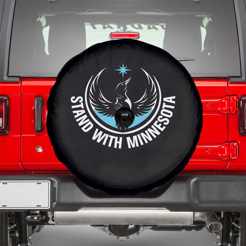 Minnesota Strong Spare Tire Cover Stand With Minnesota Anti ICE Immigration Rights Protest