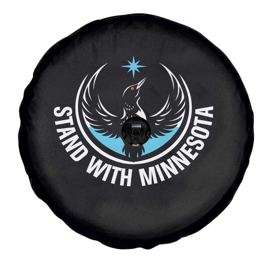 Minnesota Strong Spare Tire Cover Stand With Minnesota Anti ICE Immigration Rights Protest