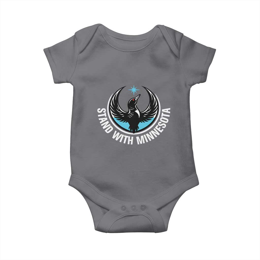 Minnesota Strong Baby Onesie Stand With Minnesota Anti ICE Immigration Rights Protest