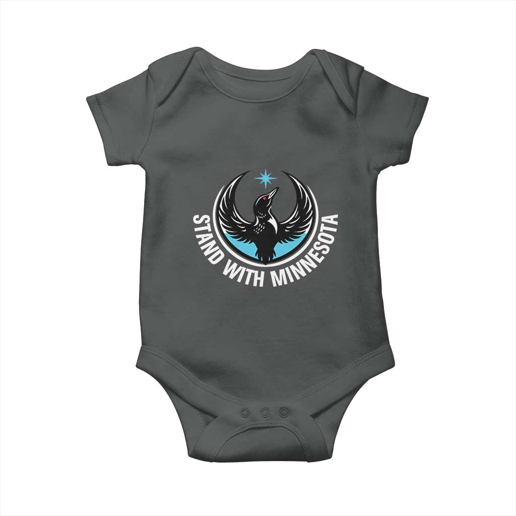 Minnesota Strong Baby Onesie Stand With Minnesota Anti ICE Immigration Rights Protest