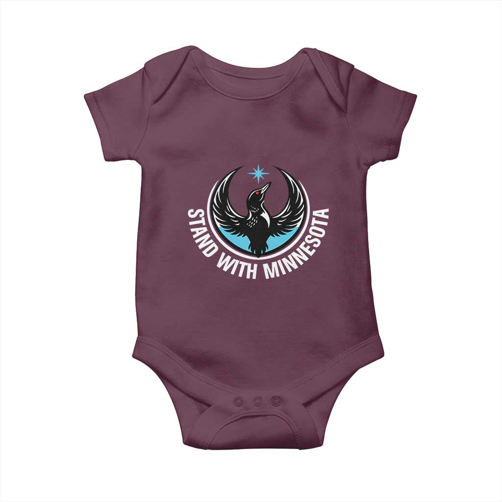 Minnesota Strong Baby Onesie Stand With Minnesota Anti ICE Immigration Rights Protest
