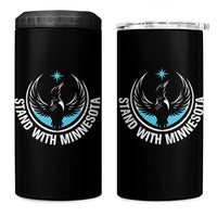 Minnesota Strong 4 in 1 Can Cooler Tumbler Stand With Minnesota Anti ICE Immigration Rights Protest