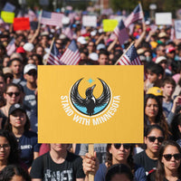 Minnesota Strong Protest Sign Stand With Minnesota Anti ICE Immigration Rights Protest