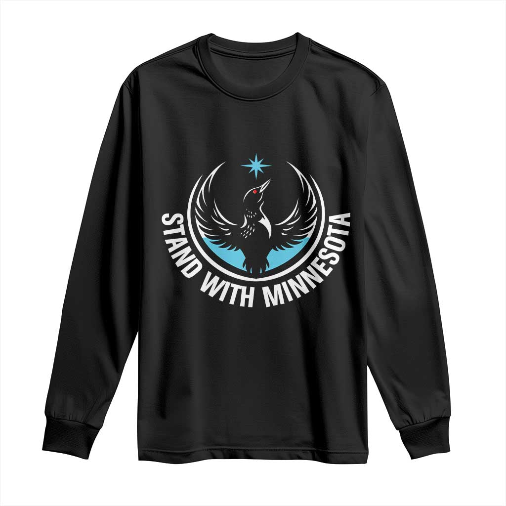 Minnesota Strong Long Sleeve Shirt Stand With Minnesota Anti ICE Immigration Rights Protest