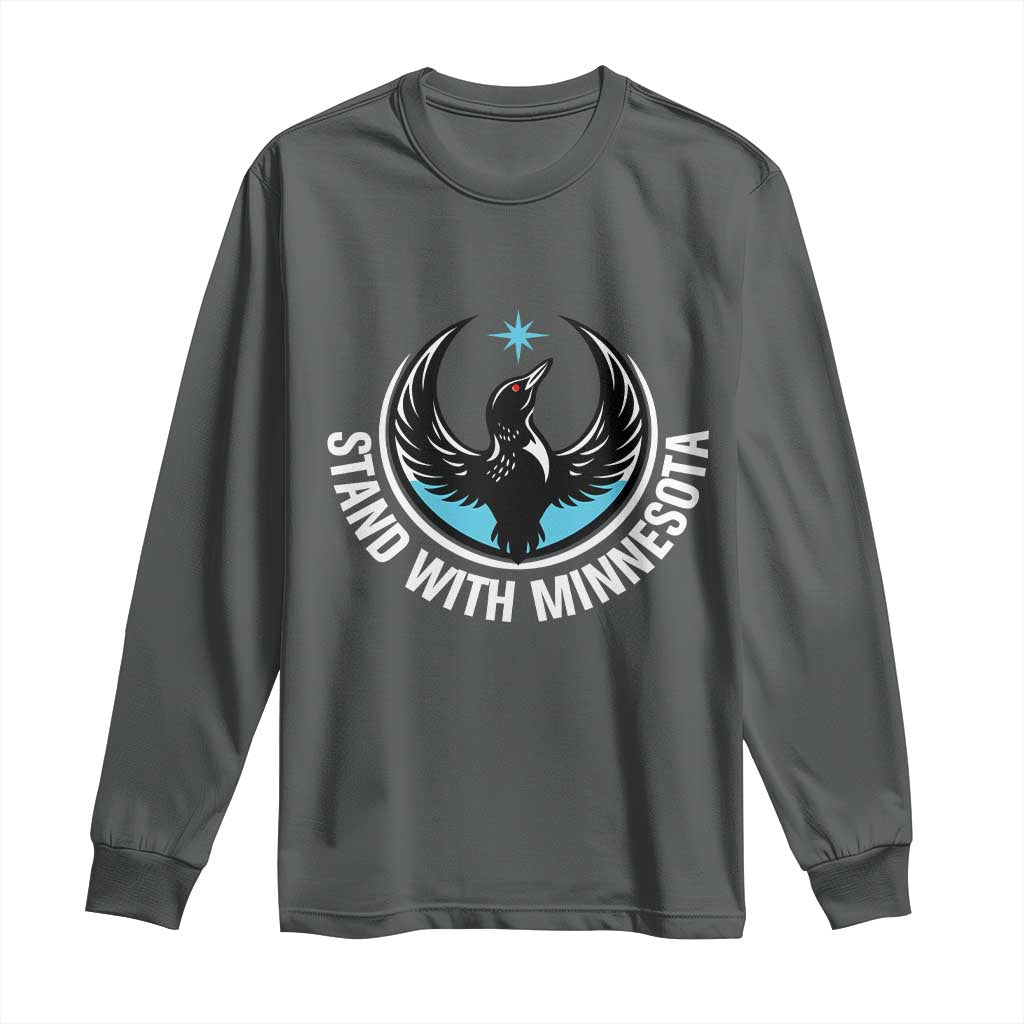 Minnesota Strong Long Sleeve Shirt Stand With Minnesota Anti ICE Immigration Rights Protest