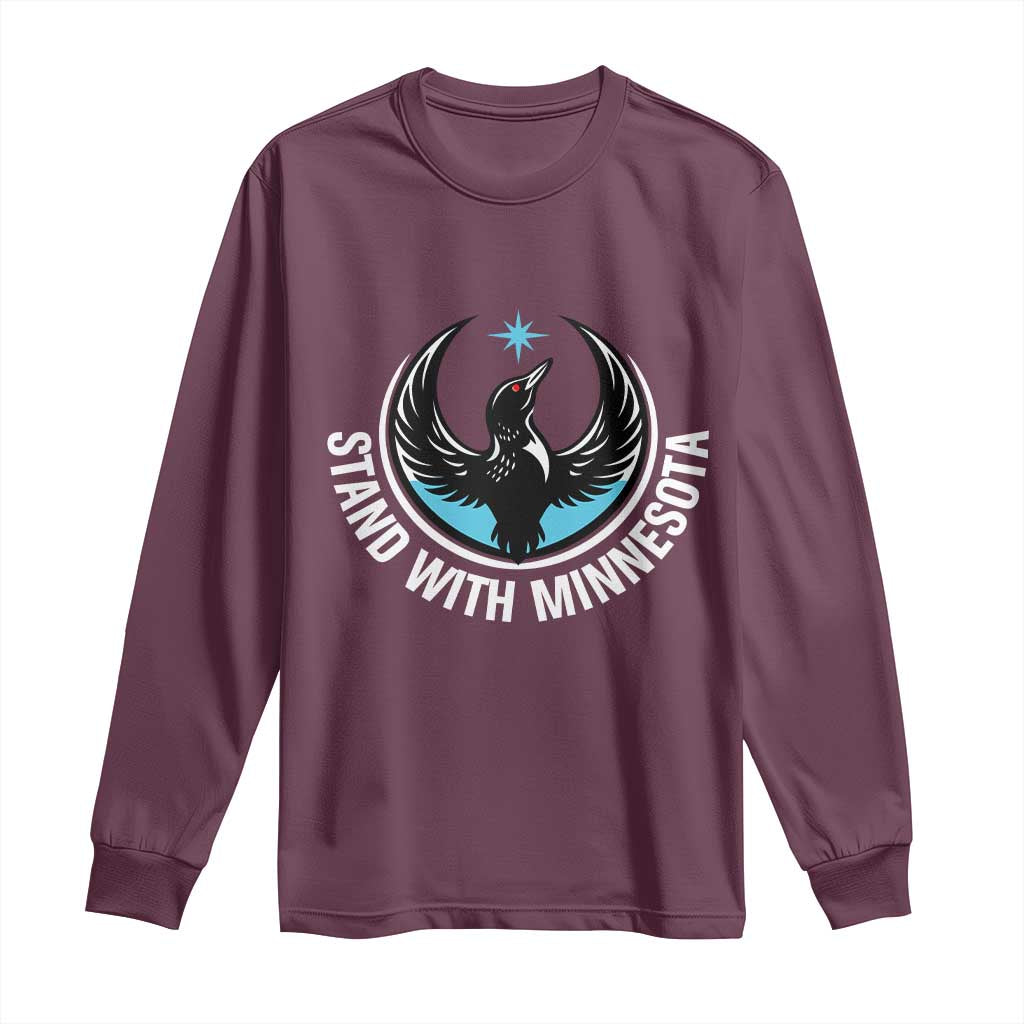 Minnesota Strong Long Sleeve Shirt Stand With Minnesota Anti ICE Immigration Rights Protest