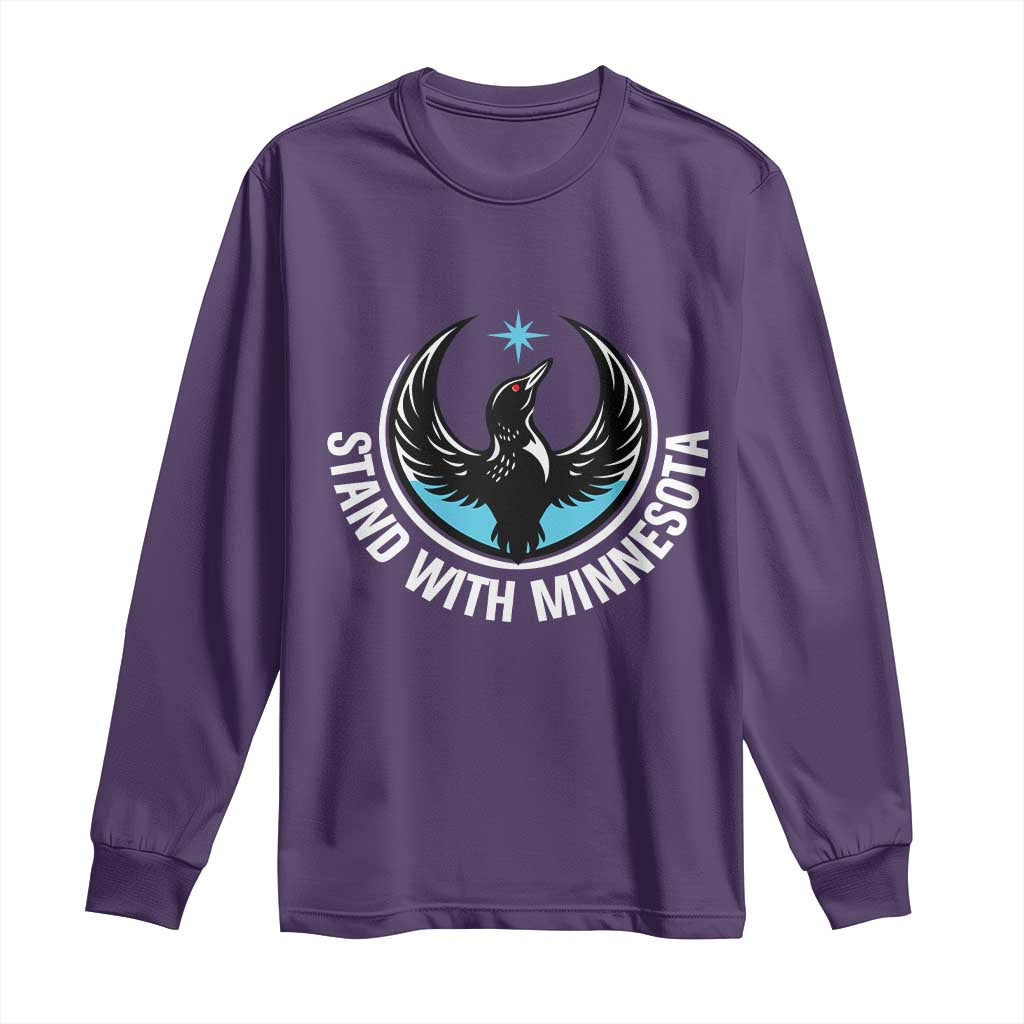 Minnesota Strong Long Sleeve Shirt Stand With Minnesota Anti ICE Immigration Rights Protest