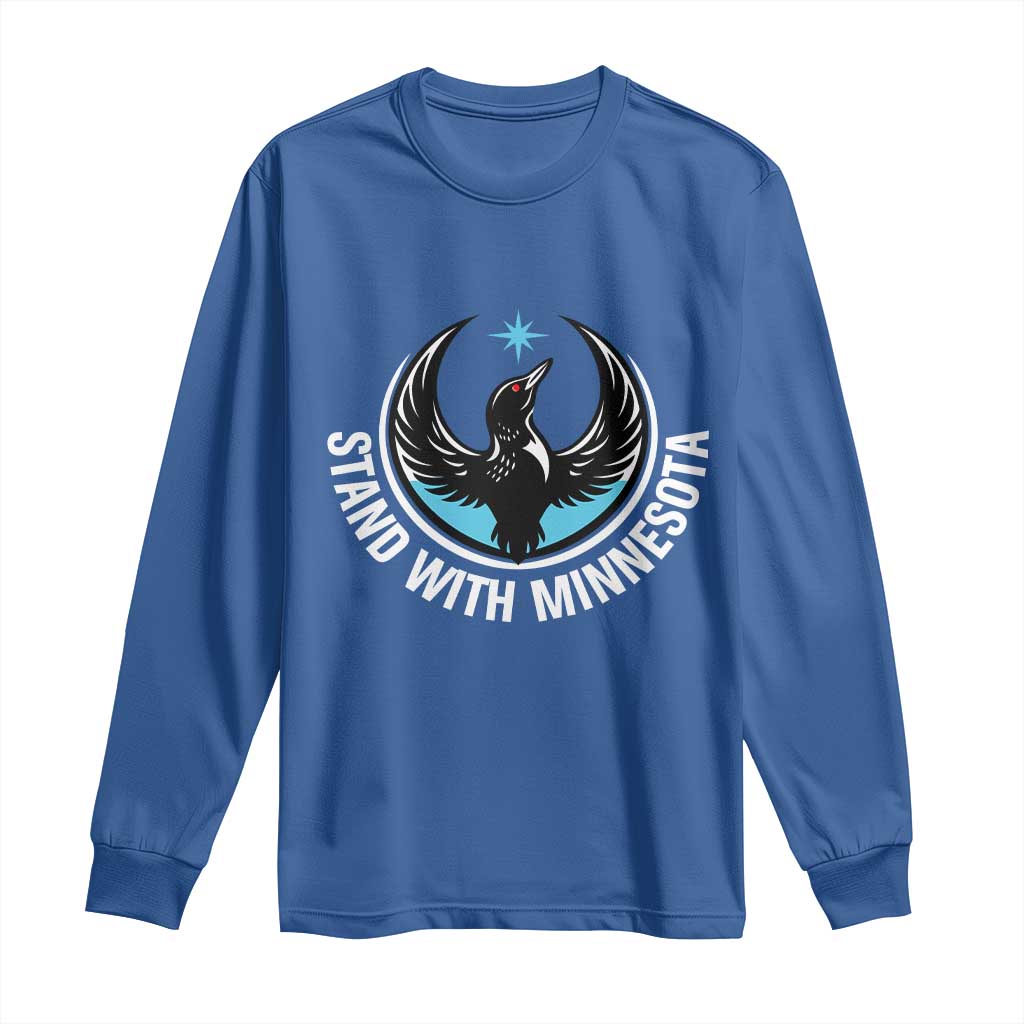 Minnesota Strong Long Sleeve Shirt Stand With Minnesota Anti ICE Immigration Rights Protest