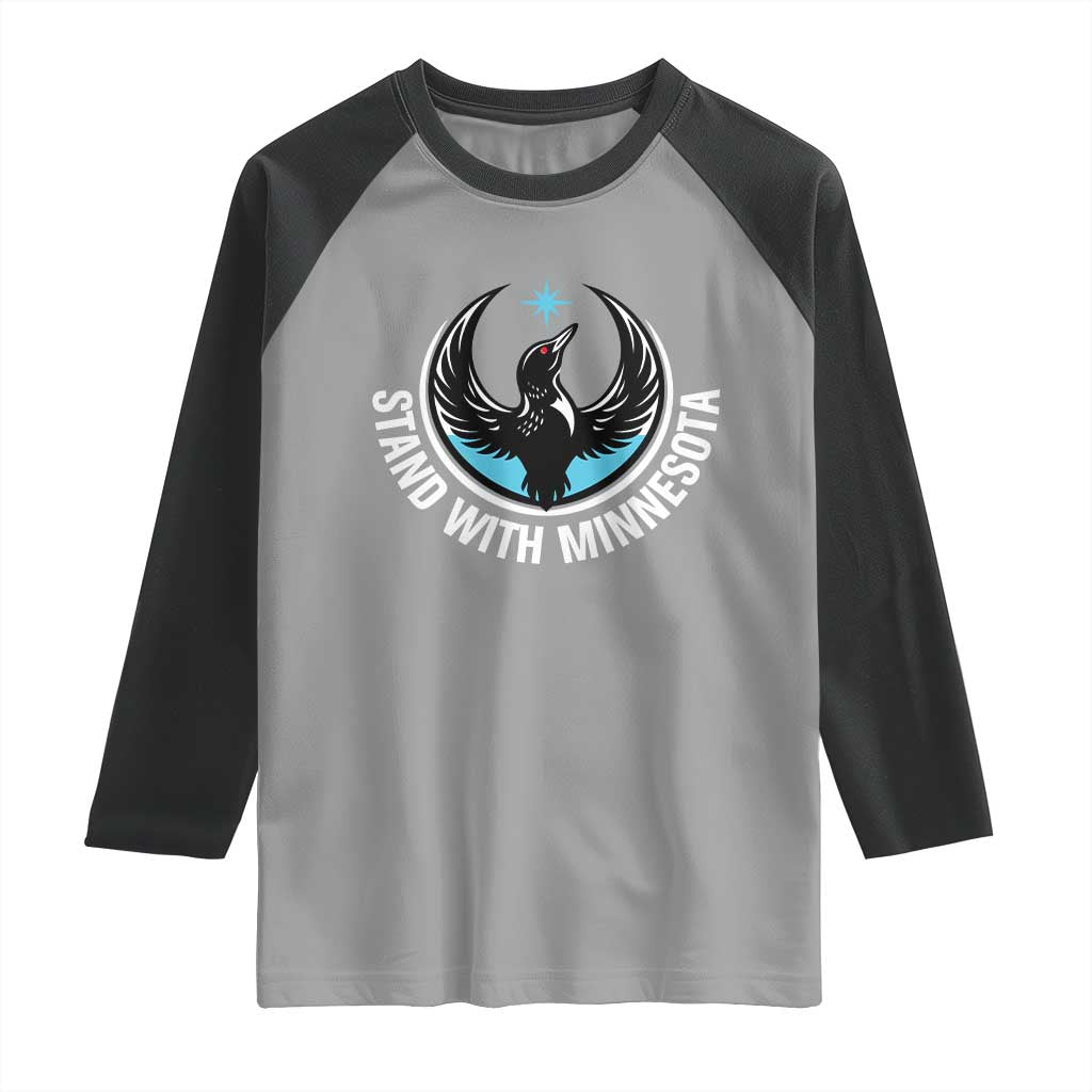 Minnesota Strong Raglan Shirt Stand With Minnesota Anti ICE Immigration Rights Protest