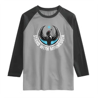 Minnesota Strong Raglan Shirt Stand With Minnesota Anti ICE Immigration Rights Protest