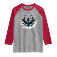 Minnesota Strong Raglan Shirt Stand With Minnesota Anti ICE Immigration Rights Protest