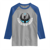Minnesota Strong Raglan Shirt Stand With Minnesota Anti ICE Immigration Rights Protest
