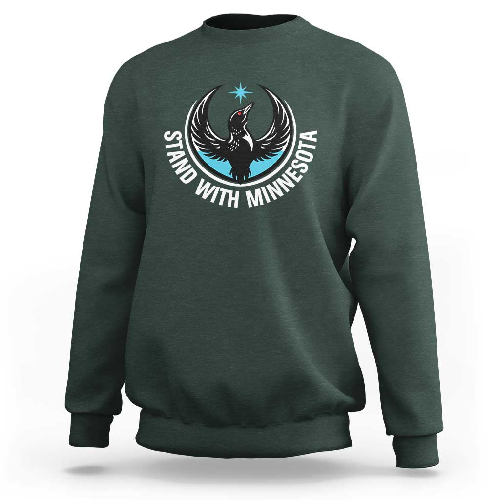 Minnesota Strong Sweatshirt Stand With Minnesota Anti ICE Immigration Rights Protest