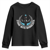 Minnesota Strong Youth Sweatshirt Stand With Minnesota Anti ICE Immigration Rights Protest