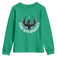 Minnesota Strong Youth Sweatshirt Stand With Minnesota Anti ICE Immigration Rights Protest
