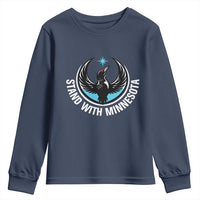 Minnesota Strong Youth Sweatshirt Stand With Minnesota Anti ICE Immigration Rights Protest