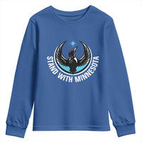 Minnesota Strong Youth Sweatshirt Stand With Minnesota Anti ICE Immigration Rights Protest
