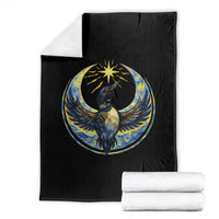 Minnesota Strong Throw Blanket Minneapolis Loon Starry Night Van Gogh