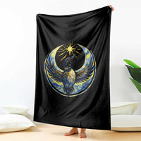 Minnesota Strong Throw Blanket Minneapolis Loon Starry Night Van Gogh