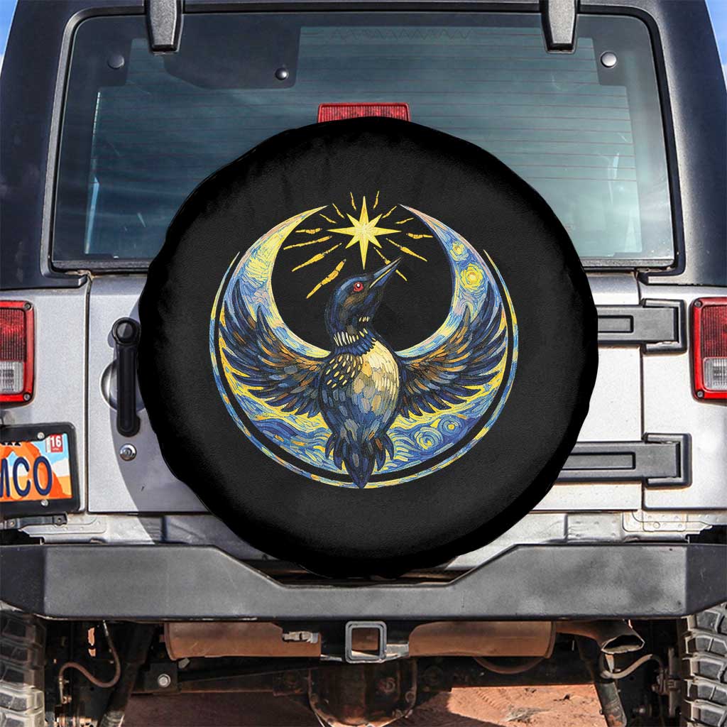 Minnesota Strong Spare Tire Cover Minneapolis Loon Starry Night Van Gogh