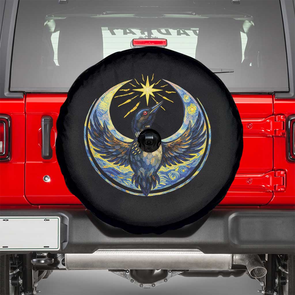 Minnesota Strong Spare Tire Cover Minneapolis Loon Starry Night Van Gogh