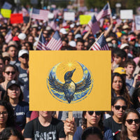 Minnesota Strong Protest Sign Minneapolis Loon Starry Night Van Gogh