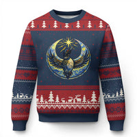 Minnesota Strong Ugly Christmas Sweater Minneapolis Loon Starry Night Van Gogh