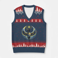 Minnesota Strong V-Neck Knit Sweater Vest Minneapolis Loon Starry Night Van Gogh