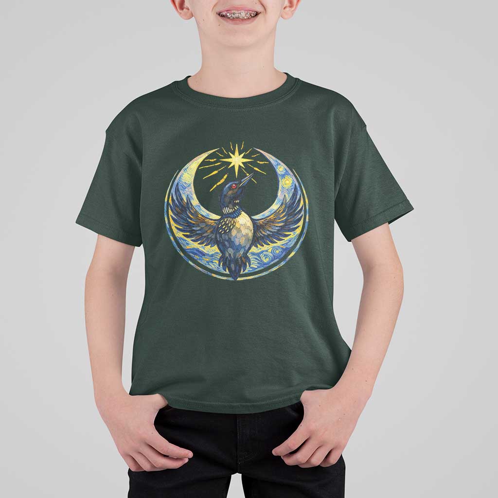 Minnesota Strong T Shirt For Kid Minneapolis Loon Starry Night Van Gogh