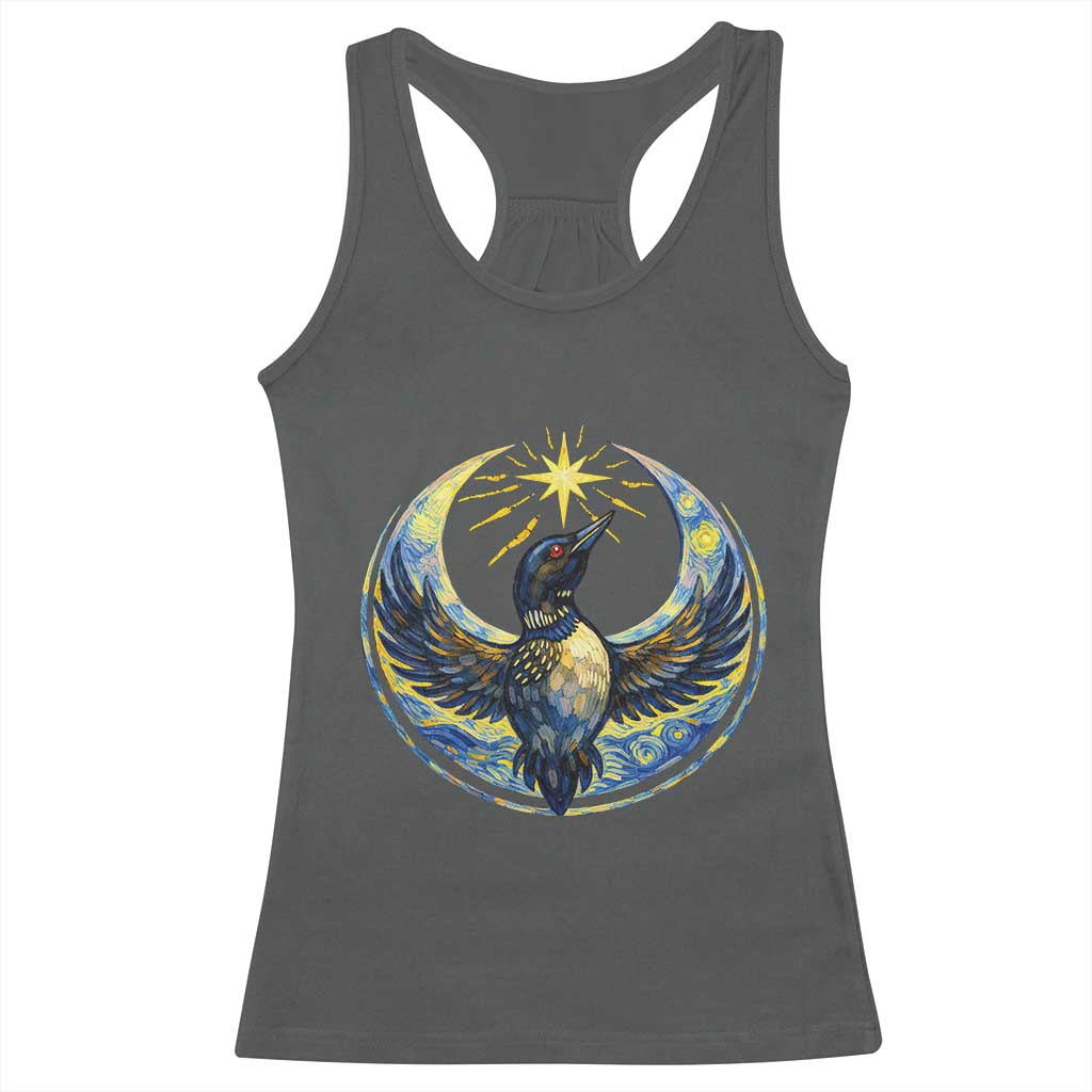 Minnesota Strong Racerback Tank Top Minneapolis Loon Starry Night Van Gogh