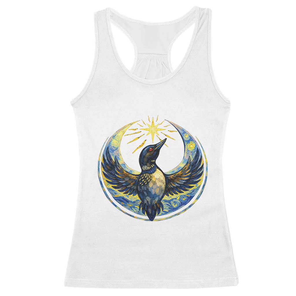 Minnesota Strong Racerback Tank Top Minneapolis Loon Starry Night Van Gogh