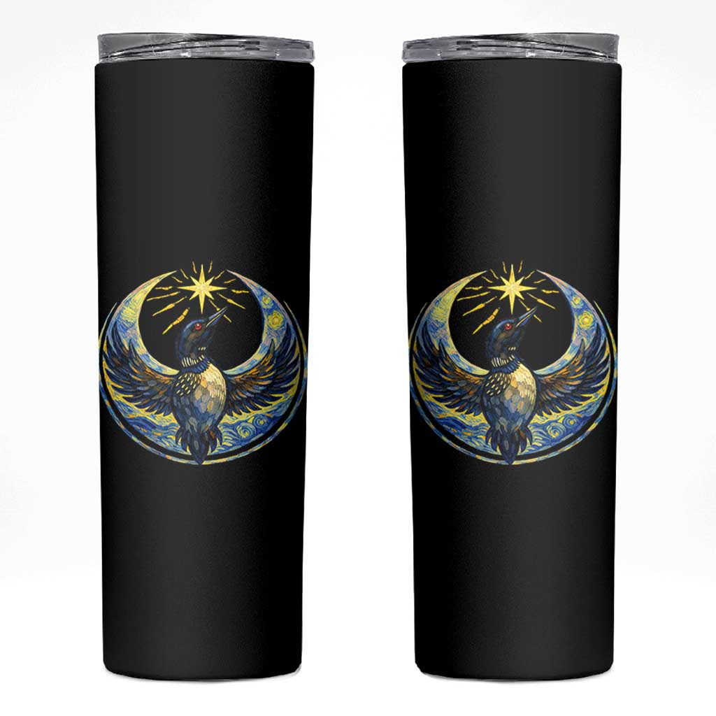 Minnesota Strong Skinny Tumbler Minneapolis Loon Starry Night Van Gogh