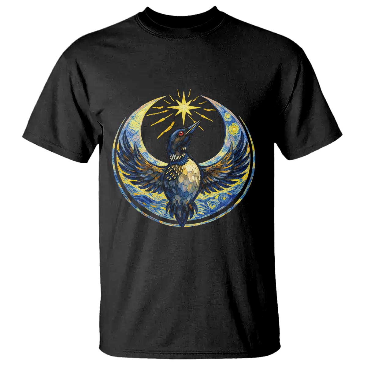 Minnesota Strong T Shirt Minneapolis Loon Starry Night Van Gogh